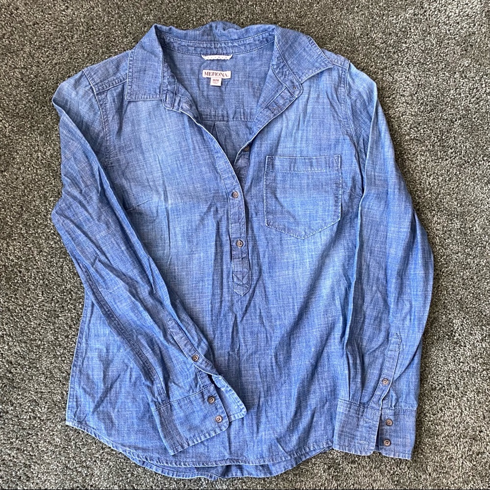 Merona Chambrey Shirt